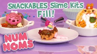 Num Noms  Snackables Slime Kits  Fill  Official Play Video [upl. by Afrikah]