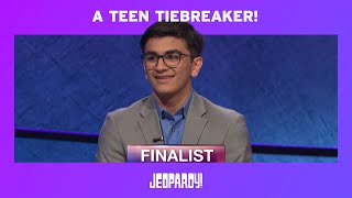 A Teen Tiebreaker  JEOPARDY [upl. by Ramaj515]