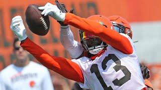 Odell Beckham Jr Day 1 highlights from Browns Training Camp [upl. by Luhar]