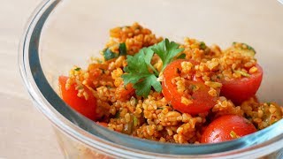 Orientalischer Bulgursalat Kisir  Oriental Bulgur Salad Recipe  ENG SUBS [upl. by Dnalyr9]