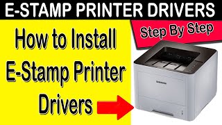 Estamp Printing Drivers Installation for Samsung MF 3220 detail explanation  clbr [upl. by Moonier402]