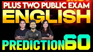 Plus Two Public Exam English  Prediction 60  Eduport Plus Two [upl. by Perr34]