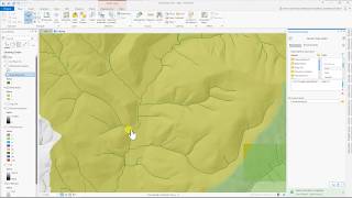 Hydrology Tools Map Tutorial – ArcGIS Pro [upl. by Adnirem709]