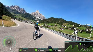 extra long Virtual Cycling Workout Alps complete Sella Ronda South Tyrol Italy Garmin 4K [upl. by Dwight]