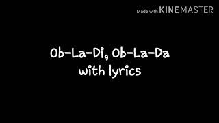 ObLaDi ObLaDa with lyrics reggae [upl. by Renaud225]