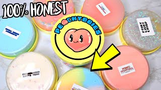 NEW PEACHYBBIES FAMOUS SLIME SHOP REVIEW [upl. by Loyce]