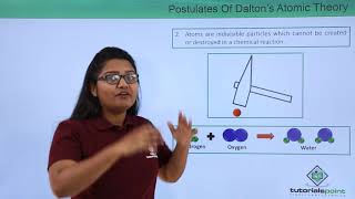 Class 9th – Dalton’s Atomic Theory  Atoms and Molecules  Tutorials Point [upl. by Scuram]