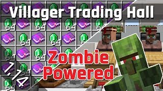 Villager Trading Hall Tutorial with Zombie Discounts  Minecraft 114115 Java Edition [upl. by Aisila80]