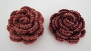 Rose häkeln  Anleitung  Crochet Rose eng sub [upl. by Corrinne]