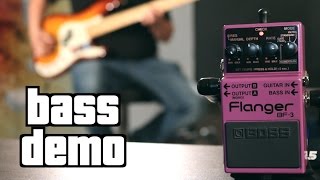 Boss BF3 Flanger Bass Demo [upl. by Aivad]