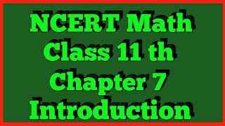 Introduction Chapter 7 Permutations and Combinations Class 11 NCERT MATHS [upl. by Nabla]