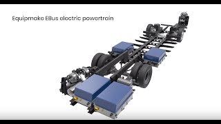 Electric bus powertrain from Equipmake [upl. by Grinnell]