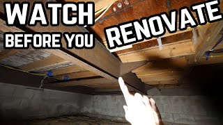 Watch This Before You Renovate a Mobile Home  Weight and Structure [upl. by Alrick]