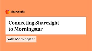 Connecting Sharesight to Morningstar [upl. by Ahsitnauq]