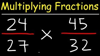 Multiplying Fractions  The Easy Way [upl. by Nesyt403]