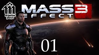 Lets Play Mass Effect 3  01  Armageddon Now blind [upl. by Iila539]