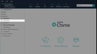 Amazon Chime Chat Overview [upl. by Rahas]