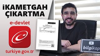 EDevlet İkametgah Çıkarma  İkametgah Belgesi Nasıl Alınır [upl. by Ettezel540]