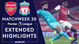 Arsenal v Liverpool  PREMIER LEAGUE HIGHLIGHTS  432021  NBC Sports [upl. by Etteinotna702]