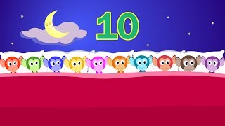 Ten In The Bed Nursery Rhyme with Lyrics [upl. by Notlrac121]