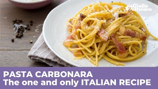 HOW TO MAKE the REAL ITALIAN CARBONARA  Original recipe [upl. by Arykahs]