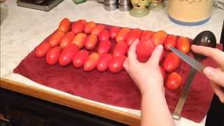 How to Blanch and Peel Roma Tomatoes [upl. by Edahc]