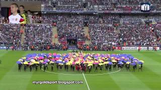 2011 UEFA Champions League Final Opening Ceremony Wembley Stadium London [upl. by Merrow]