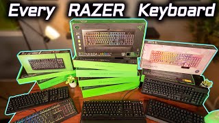 Complete Razer Keyboard Comparison amp Sound Compilation [upl. by Ennayehc]