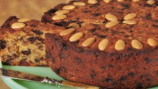 Fruit Cake Recipe Demonstration  Joyofbakingcom [upl. by Ahsinna]