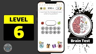 Brain Test Level 6 Walkthrough [upl. by Atnahc305]