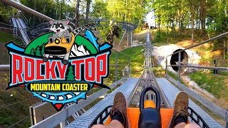 Rocky Top Mountain Coaster On Ride POV  Pigeon Forge Tennessee [upl. by Joletta767]