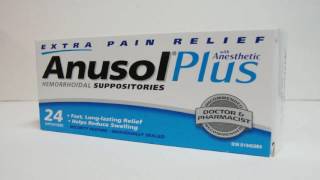 ANUSOL PLUS 24 Hemorrhoidal Suppositories Review [upl. by Cordova]