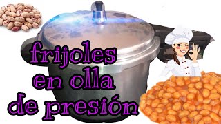 Cómo cocer frijoles en olla Express [upl. by Orvil]