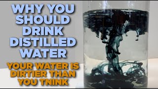 Tap Water Analysis  Three Reasons Why I Drink Distilled Water [upl. by Nnyladnarb]