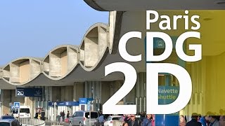 Paris CDG Airport  Terminal 2D  Departure and Arrival [upl. by Nolrev]