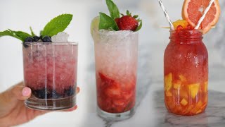 Summer Mocktail Recipes  MissLizHeart [upl. by Otirecul344]