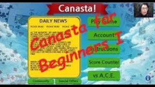 Beginner Canasta I with Lindsay1 [upl. by Anerehs]