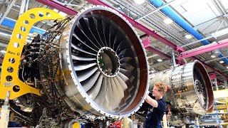 Aircraft turbojet engine production  How build the aero motors [upl. by Acira]