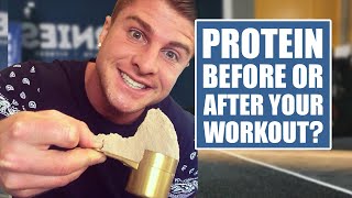 Whey Protein Before or After Workout Finally Answered [upl. by Ambur101]