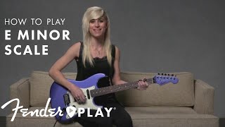 How To Play E Minor  Guitar Scales  Fender [upl. by Alla]