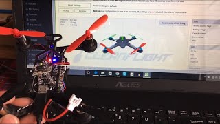 Connect Drone to Laptop using Cleanflight [upl. by Agnimod]