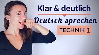 1 KLAR UND DEUTLICH SPRECHEN  Richtig Deutsch sprechen  Aussprache Übungen  Sprechtraining [upl. by Sayres397]