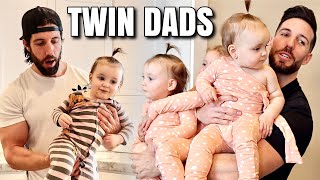 TWIN BROTHERS BECOME TWIN DADS TO TRIPLETS AT HOME FOR 24 HOURS [upl. by Malas803]