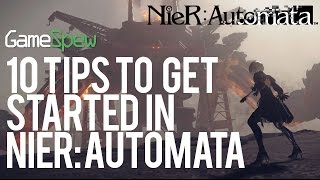 NieR Automata  Ten Tips To Get Started [upl. by Akihsay]