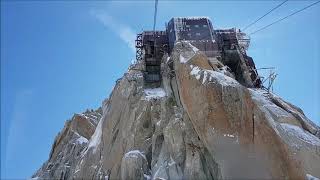 20170903  Aiguille du Midi Cable Car [upl. by Pincus]