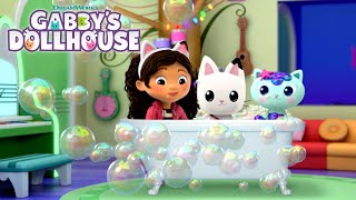 Bathtub Bubbles  GABBYS DOLLHOUSE  NETFLIX [upl. by Aleedis637]