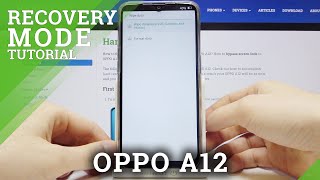 How to Reset OPPO A12  Erase all user data by Recovery Mode [upl. by Nnaharas]