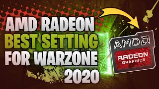 AMD Radeon Best Setting For Warzone BOOST YOUR FPS [upl. by Masera]