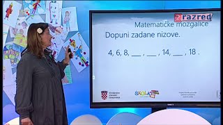 2 RAZRED  MATEMATIKA  BROJEVNI NIZ [upl. by Banks]