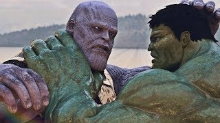 THANOS vs HULK In HULKBUSTER FIGHT INFINITY WAR SPIDERMAN vs VENOM CAPTAIN MARVEL amp BLADE [upl. by Regnij404]